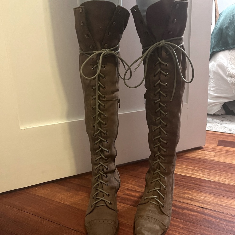 Free People x Jeffrey Campbell Joe Lace Up Boot